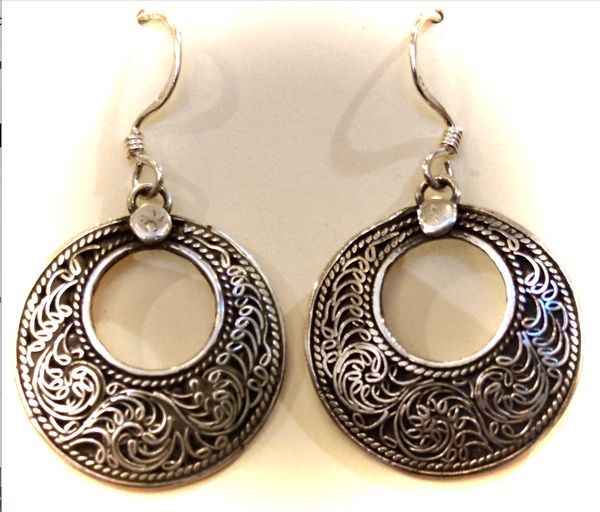 Filigree Hoops