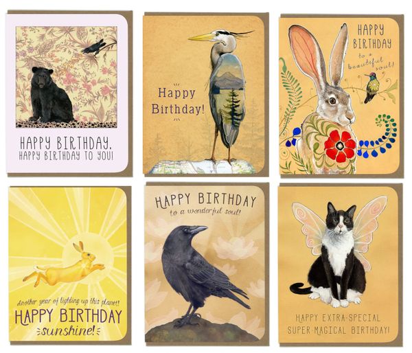 Lovely Animal Birthday Cards