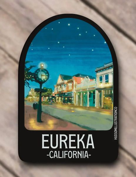 Eureka Sticker - Old Town