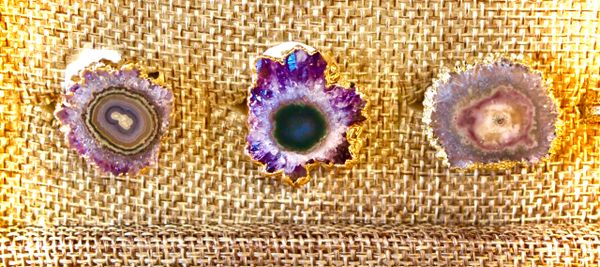 Amethyst Stalactite Rings