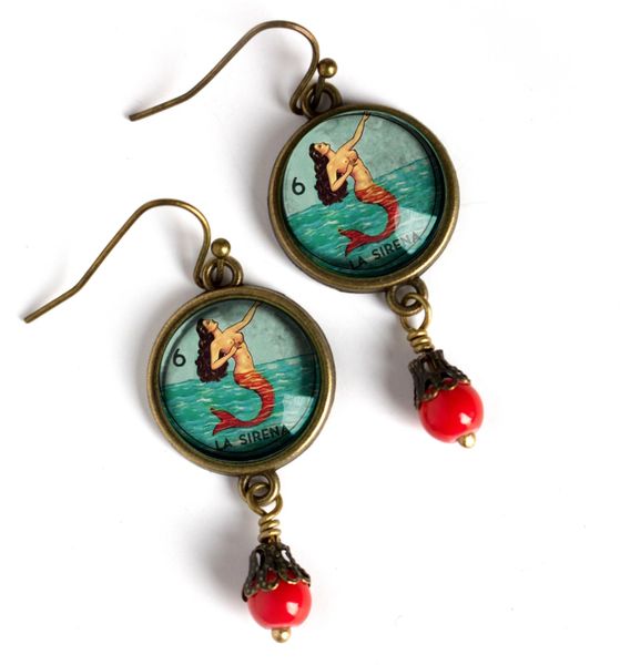 La Sirena Loteria Earrings