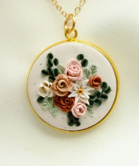 Wildflower Bouquet Necklace