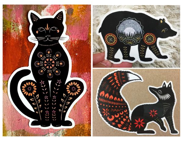 Mystical Animal Stickers