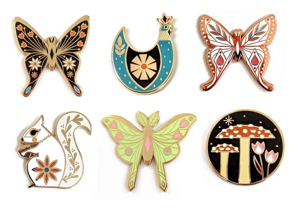 Mid-Century Modern Style Pins