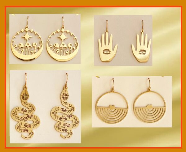 Lovely Brass Earrings III