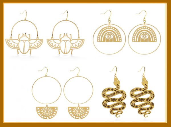 Lovely Brass Earrings II