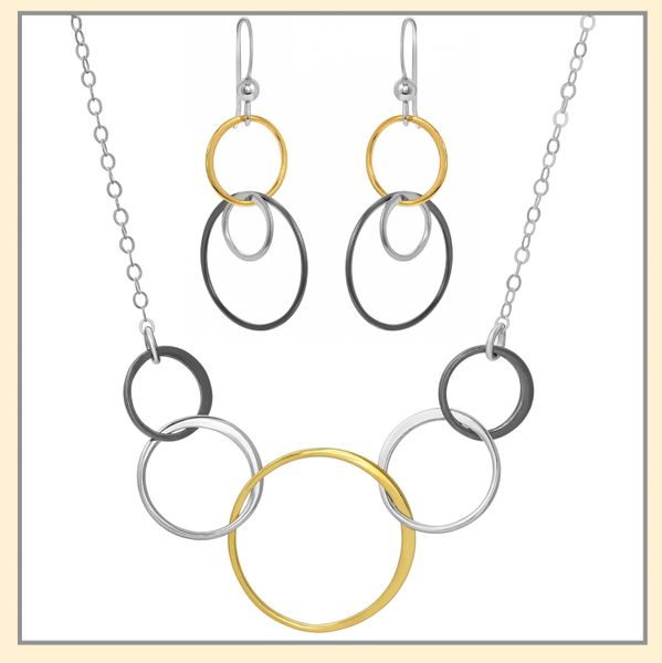 Mixed Metal Circle Jewelry II