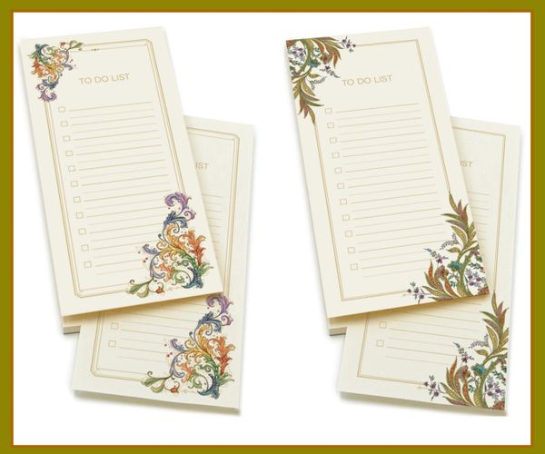 Italian Stationery: "To Do" Memo Pads from Florence (Pair)