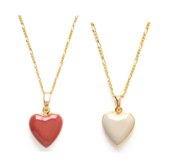 Enamel Heart Lockets