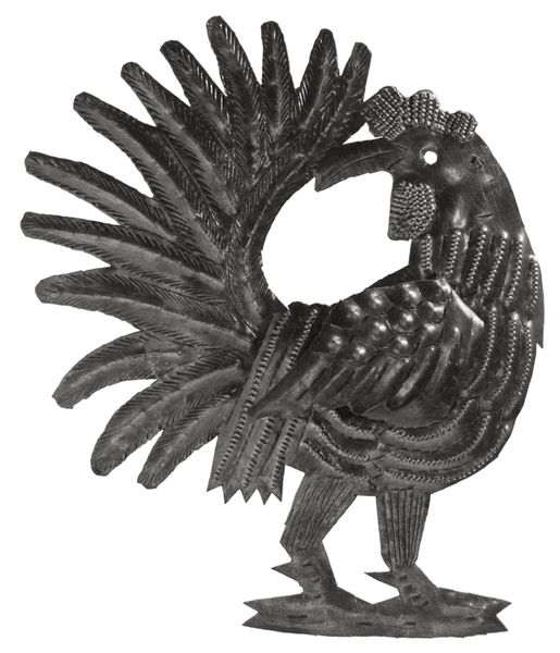 Haitian Steel Drum Art: Rooster