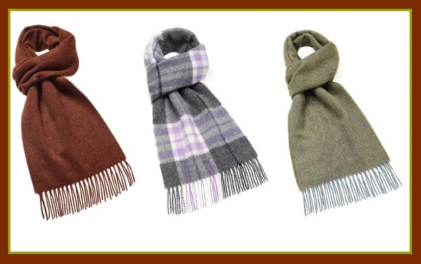 English Merino Wool Scarves