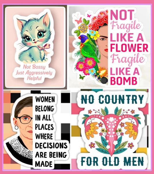 Strong Women Stickers