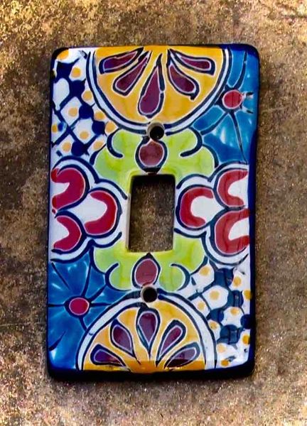 Talavera Switch plate - single