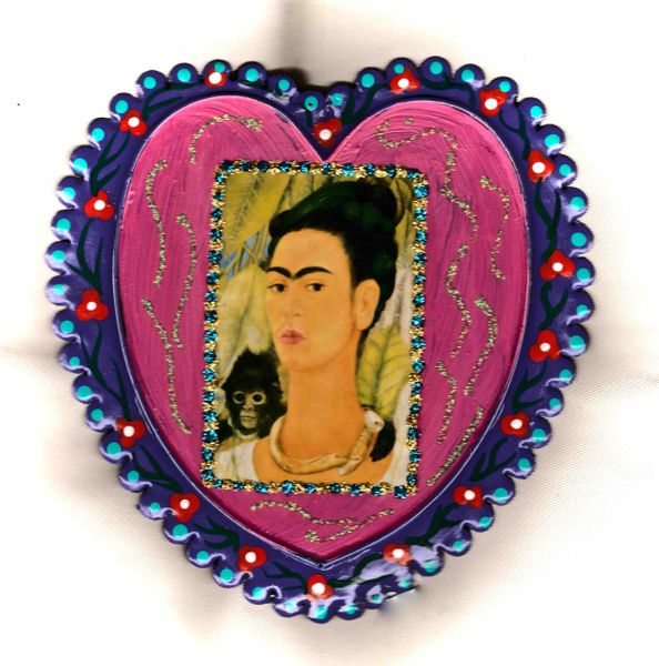 Frida Kahlo Tin Heart
