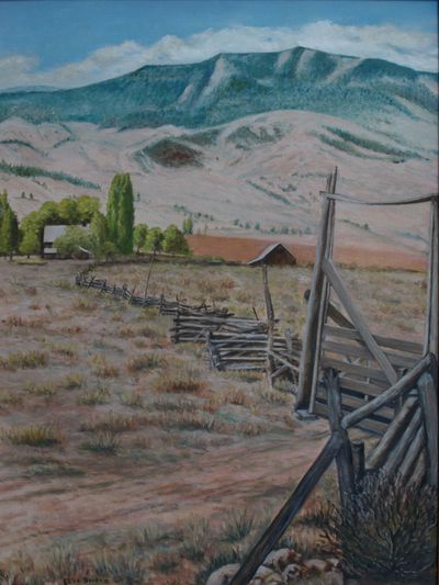 Rail Fence, Oil on Canvas (20 x 16 inches)