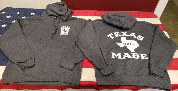 Hoodies - 100% Texas Made - Small Logo Front