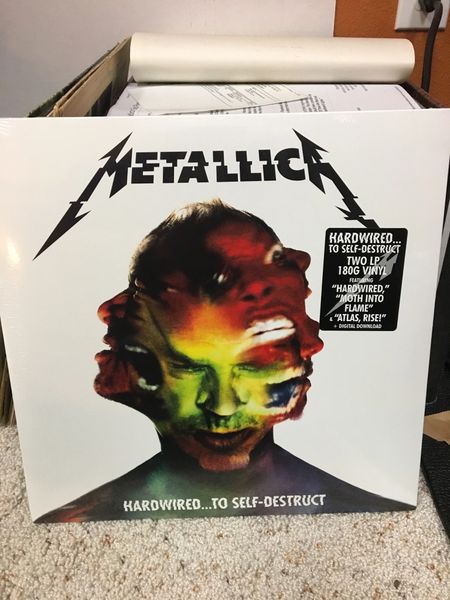 Metallica Vinyl Record Art By Revamped Records