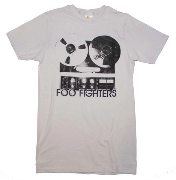 Foo Fighters Reel to Reel Slim Fit T-Shirt | Vinyl Records,Rare