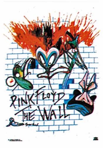 Pink Floyd The Wall Poster Vintage Rock Concert Poster