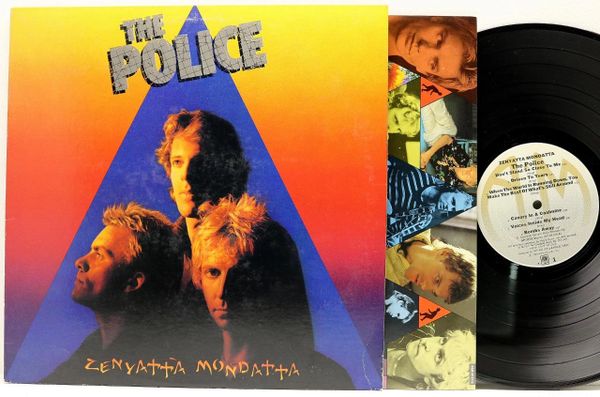 THE POLICE Zenyatta Mondatta LP 1980 STING with INNER SLEEVE VG++