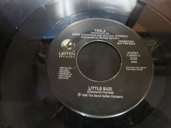 telsa little suzi 1986 geffen records classic 45 single