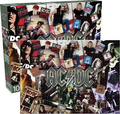 Ac Dc 1000 Piece Puzzle Generation Gap Records Vinyl Records Rare Vinyl Records Nostalgia Rock Posters T Shirts