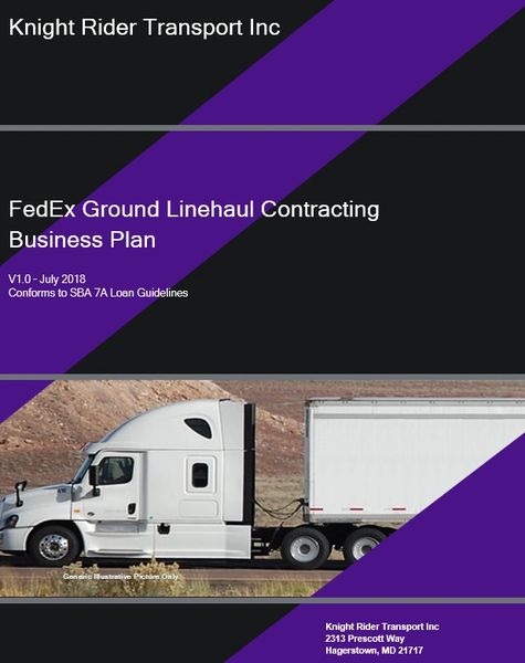 fedex ground business plan