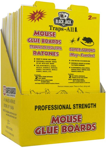 Black Jack® Traps-All Rats, Mice, and Insects Glue Boards 2-PACK