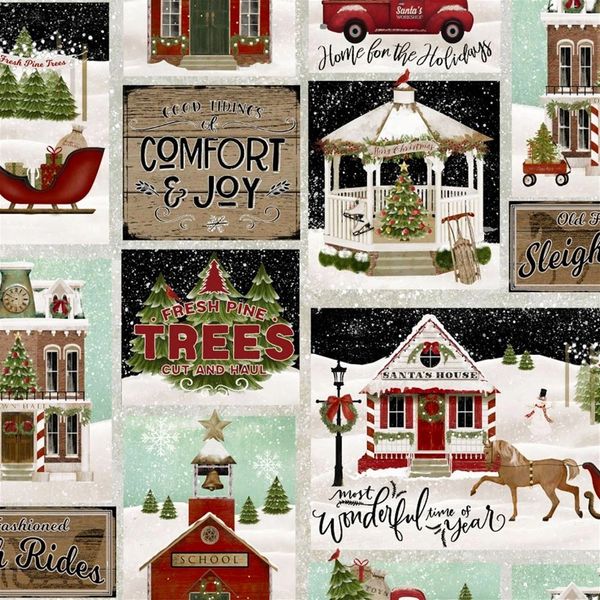 Home For The Holidays 18106 MLT By 3 Wishes Fabrics The Quilting Barn