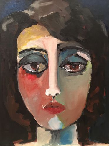 Untitled
acrylic on canvas 
20 x 24 inches
