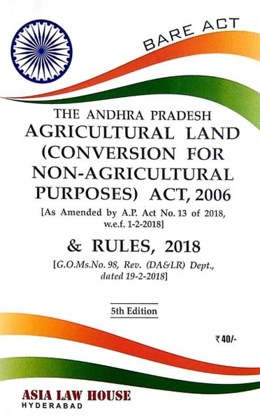 Andhra Pradesh Agricultural Land Conversion For Non Agricultural 