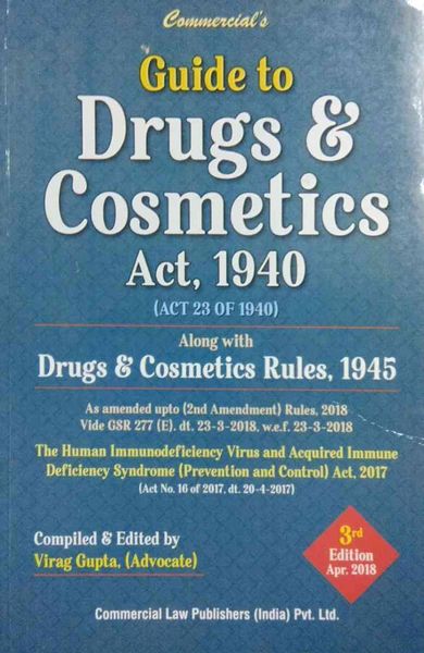 drugs and cosmetics act 1940 & rules 1945