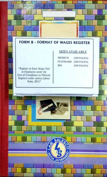 FORM B REGISTER OF WAGES | LAWRELS