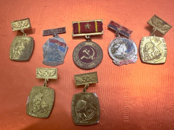 Vietcong Medals (7pcs)