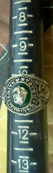 Vietnam War - US Military United States Marines Silver 92,5% Ring