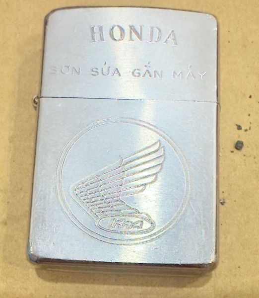 Vietnam War - Honda Company 1967-1975 Painted & Repair Services & twin Birds Zippo Lighter