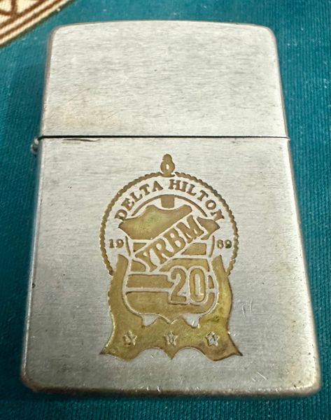 Vietnam War - US Navy Military YBRM20 " Delta HiLton " Zippo Lighter 1969