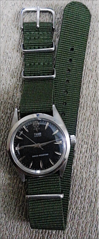 US Reproduction Military Black Dial Tudor Oyster Shock Resisting WristWatch (Swiss Remade)