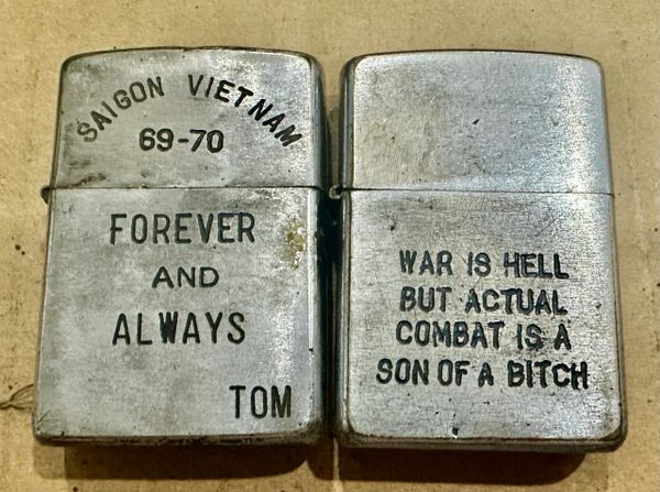 Vietnam War - US Military Special Force MACV Sog Skulls Zippo Lighter (2pcs)