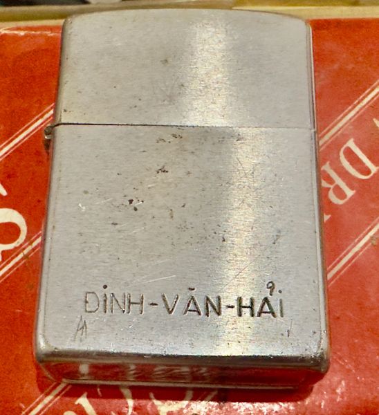 Vietnam War - US Military South Vietnam Serves To Dinh Van Hai Zippo Lighter