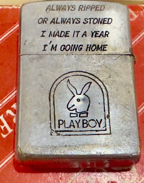 Vietnam War- US Military * PlayBoy “ Tommy Vietnam 69 Zippo Lighter