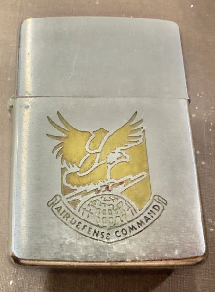 Vietnam War - US Miliitary USAF Air Defense Command Zippo Lighter