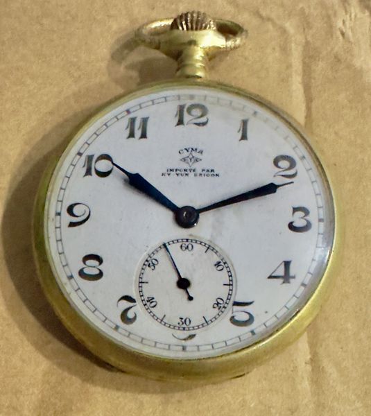 Vintage US Military CYMA Importé Par Ky Yur Saigon Pocket Watches Clock