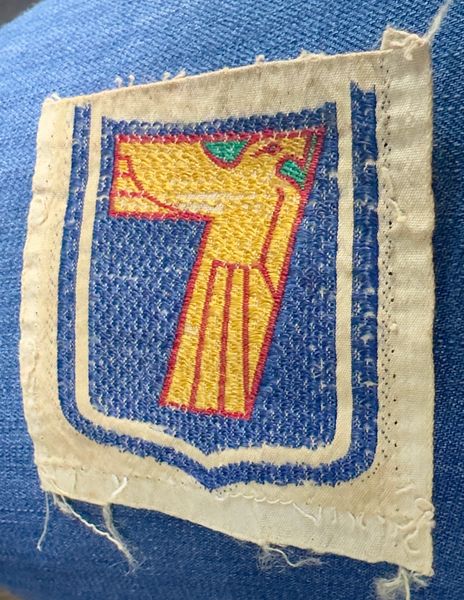 Arvn South Vietnamese Advisors 7th Infantry Division Silk Woven Patches