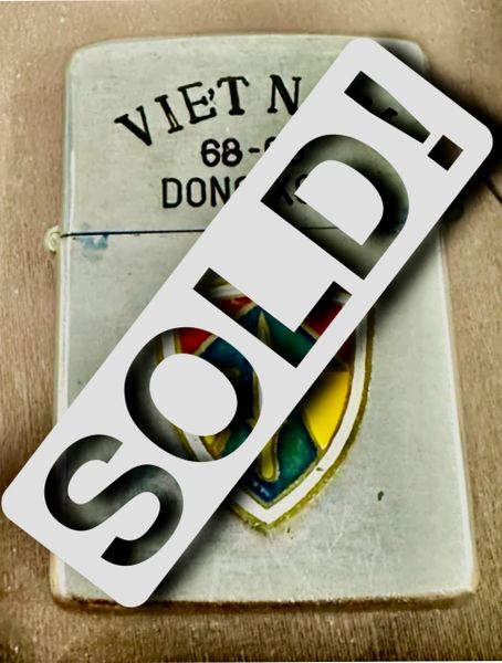 Vietnam War - 1st Infantry bridgade Combat Zippo Lighter