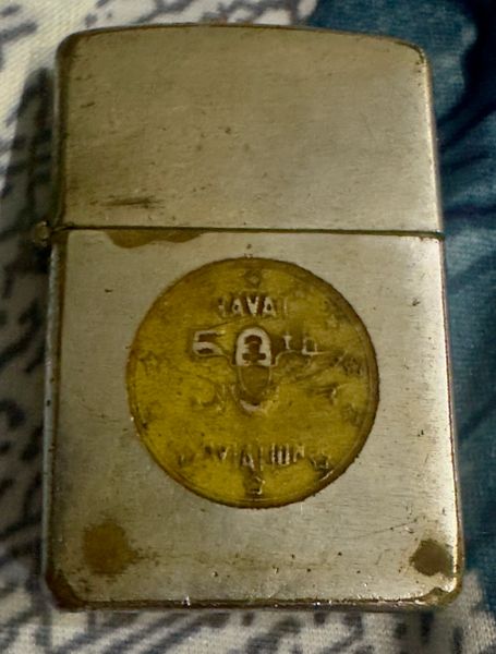 USS SARATOGA CVA 60 VIETNAM WAR - Naval Aviation Zippo Lighter 1960