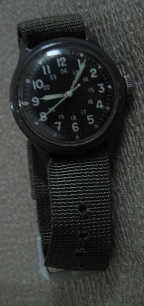 ORIGINAL US Military Benrus MIL-W-46374 Wristwatch (APR 1969)