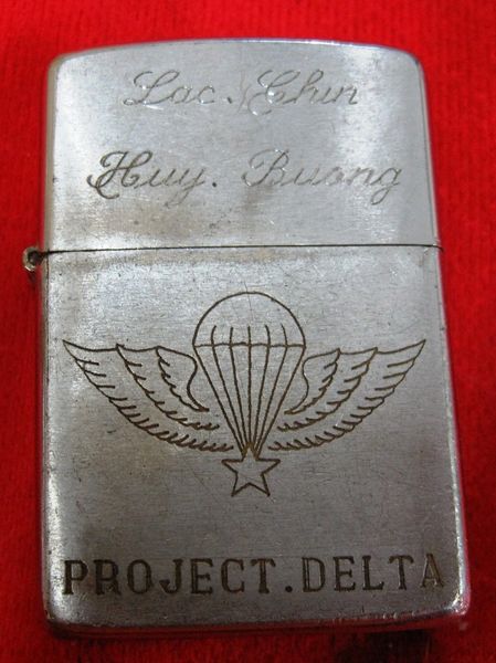 Vietnam Military SVN Para Zippo Lighter