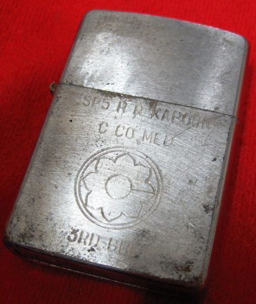 Vietnam War- US Military 3rd BDE C.CO.MED Zippo Lighter