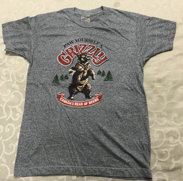 ORIG 80's Tri- blend " Canada's Bear of Beers " T-Shirt